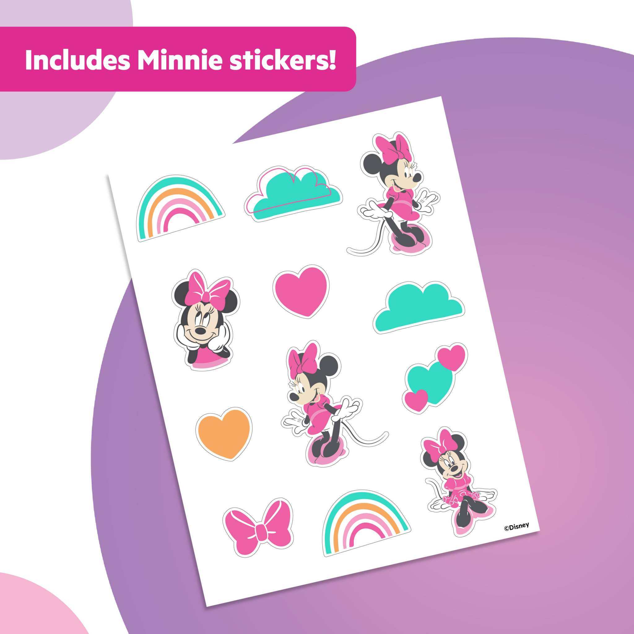 Minnie Mouse My Size 2-in-1 toddler potty training seat with stickers
