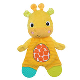 Bright Starts Snuggle & Teethe Plush Teether Toy, Giraffe