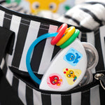 Baby Einstein Tiny Tambourine Musical Rattle Toy with sliding beads