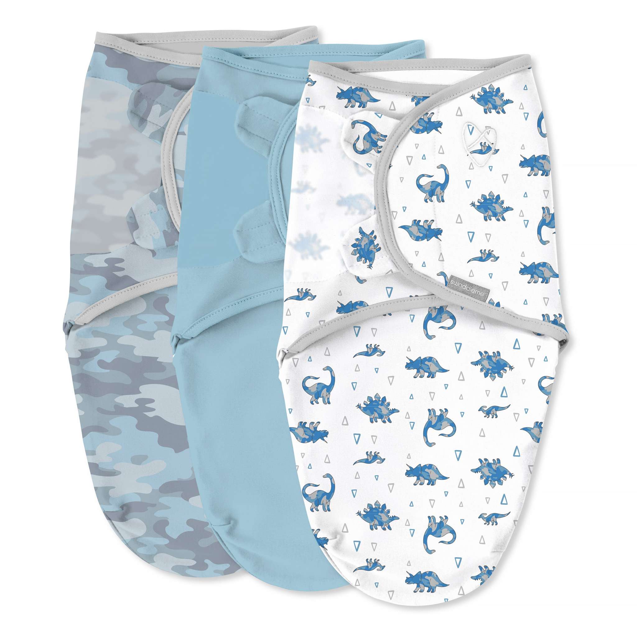 swaddleme by ingenuity original swaddle - dino mite