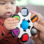 Baby Einstein Curiosity Clutch infant sensory toy with 6 interactive activities