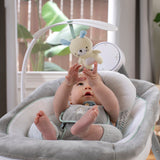 baby in anyway sway dual-direction portable swing - spruce