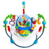 Baby Einstein Neighborhood Symphony Activity Jumper with colorful interactive musical toys, rotating seat, and height adjustments.