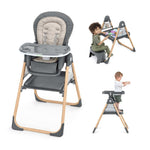 Ingenuity Proper Positioner Create Up multi-mode folding high chair for infants and toddlers