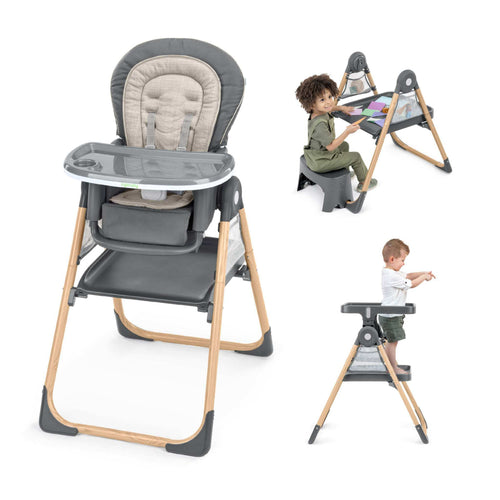 Ingenuity Proper Positioner Create Up multi-mode folding high chair for infants and toddlers