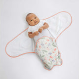 SwaddleMe by Ingenuity Naps & Nights Adjustable Easy-Wrap Baby Swaddle Set - Posy