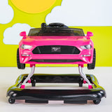 Ford Mustang 4-in-1 Pink Baby Activity Walker with 4 Ways to Play