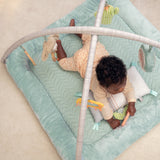 baby having fun in calm springs plush activity gym - chic boutique