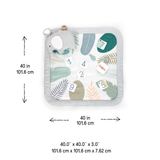 baby on sprout spot baby milestone play mat