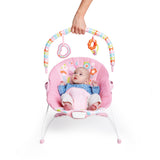 Bright Starts Fancy Fantasy Vibrating Bouncer with Toy Bar