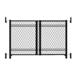 Ingenuity Doorway 42W Series black baby and dog gate with galvanized steel reinforcement, 24" tall, no-drill installation, 2-pack for indoor and outdoor use