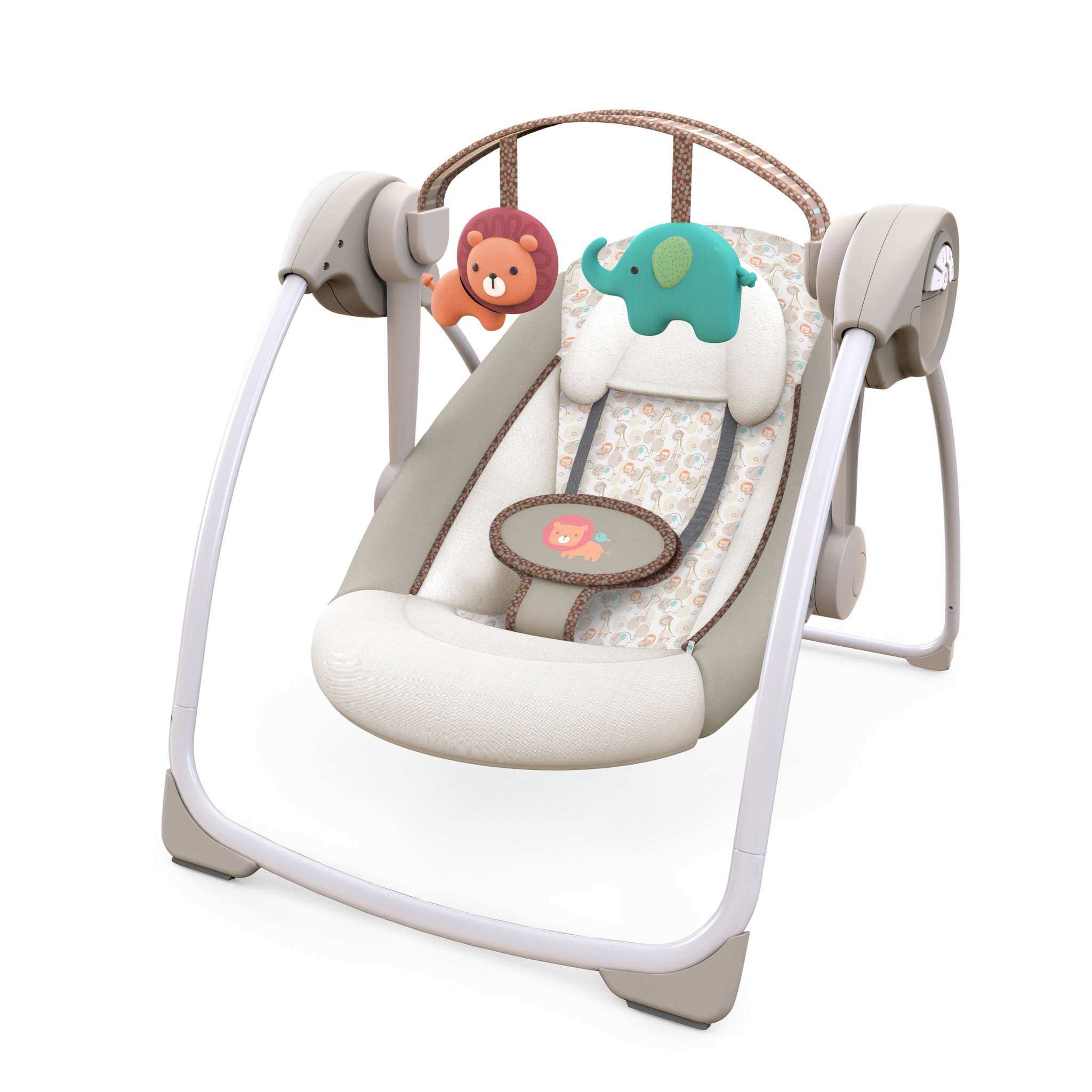 soothe 'n delight portable swing - cozy kingdom