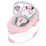 Bright Starts Disney Baby Minnie Mouse Rosy Skies Pink Baby Bouncer Infant Seat