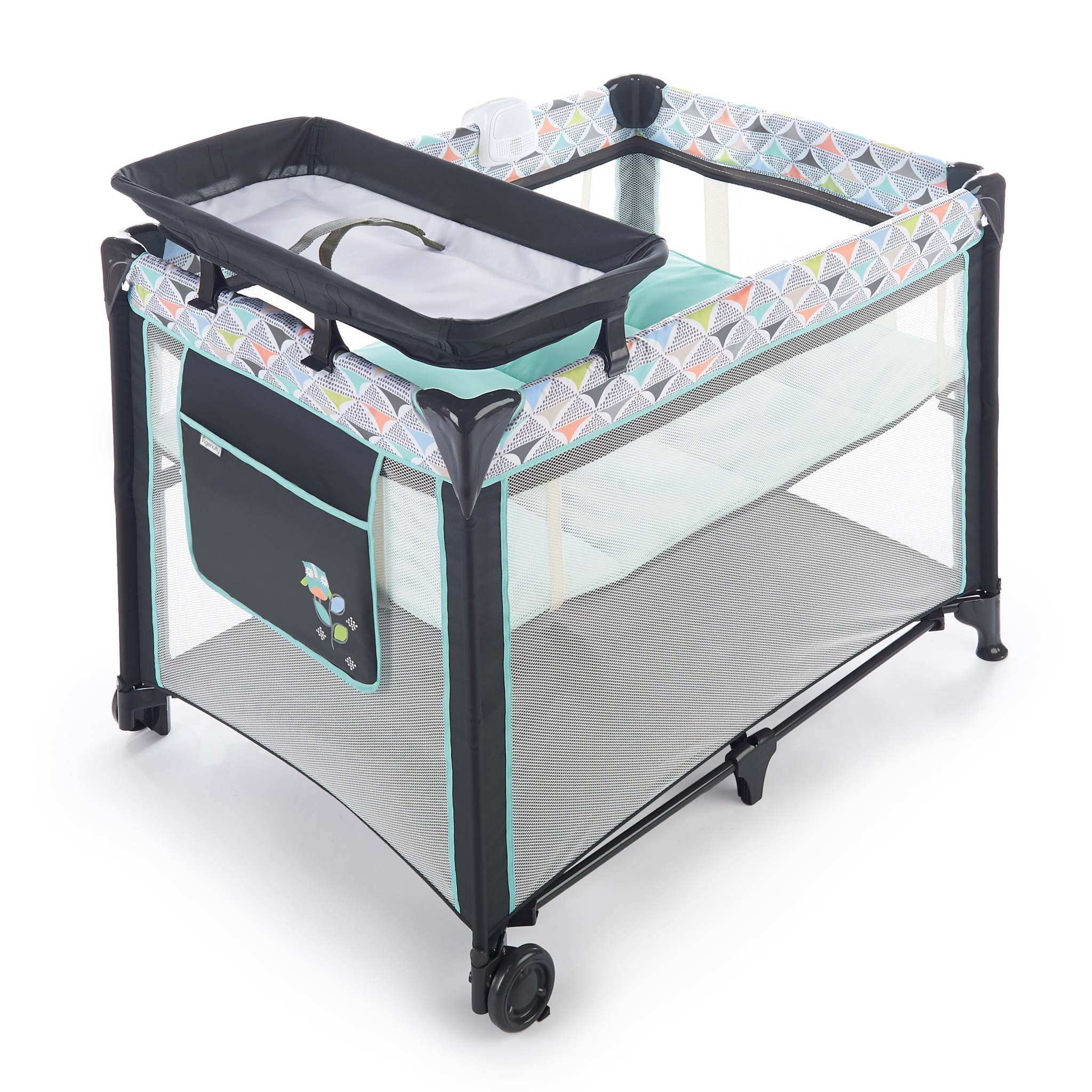 Ingenuity Smart and Simple Travel Cot with bassinet and changing table