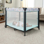 Ingenuity smart and simple travel cot with bassinet and changing table