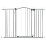 Summer extra tall wide baby gate gray metal safety gate with arch