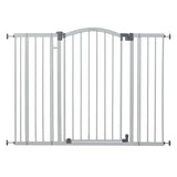 Summer extra tall wide baby gate gray metal safety gate with arch