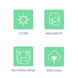 SwaddleMe by Ingenuity adjustable baby swaddle for 3-6 months
