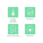 SwaddleMe by Ingenuity Original baby swaddle 0-3 months 3 pack over the rainbow