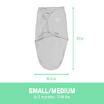 SwaddleMe by Ingenuity Original baby swaddle in small medium size