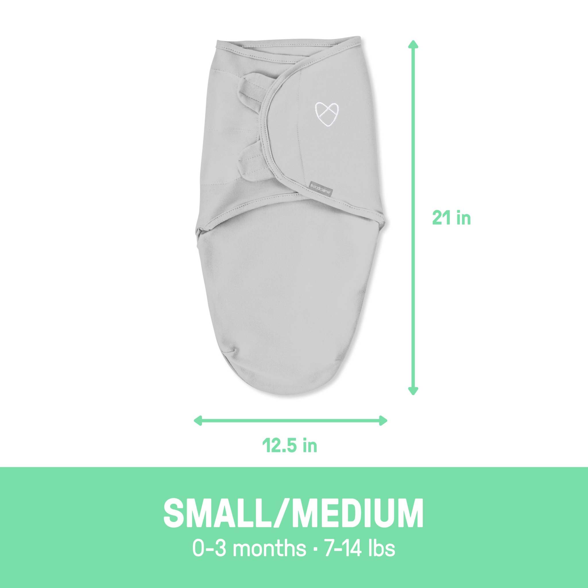 SwaddleMe by Ingenuity Original baby swaddle in small medium size