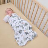 SwaddleMe by Ingenuity arms free convertible baby swaddle for 3-6 months