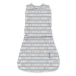 SwaddleMe by Ingenuity arms free convertible baby swaddle for 3-6 months with dashed lines pattern