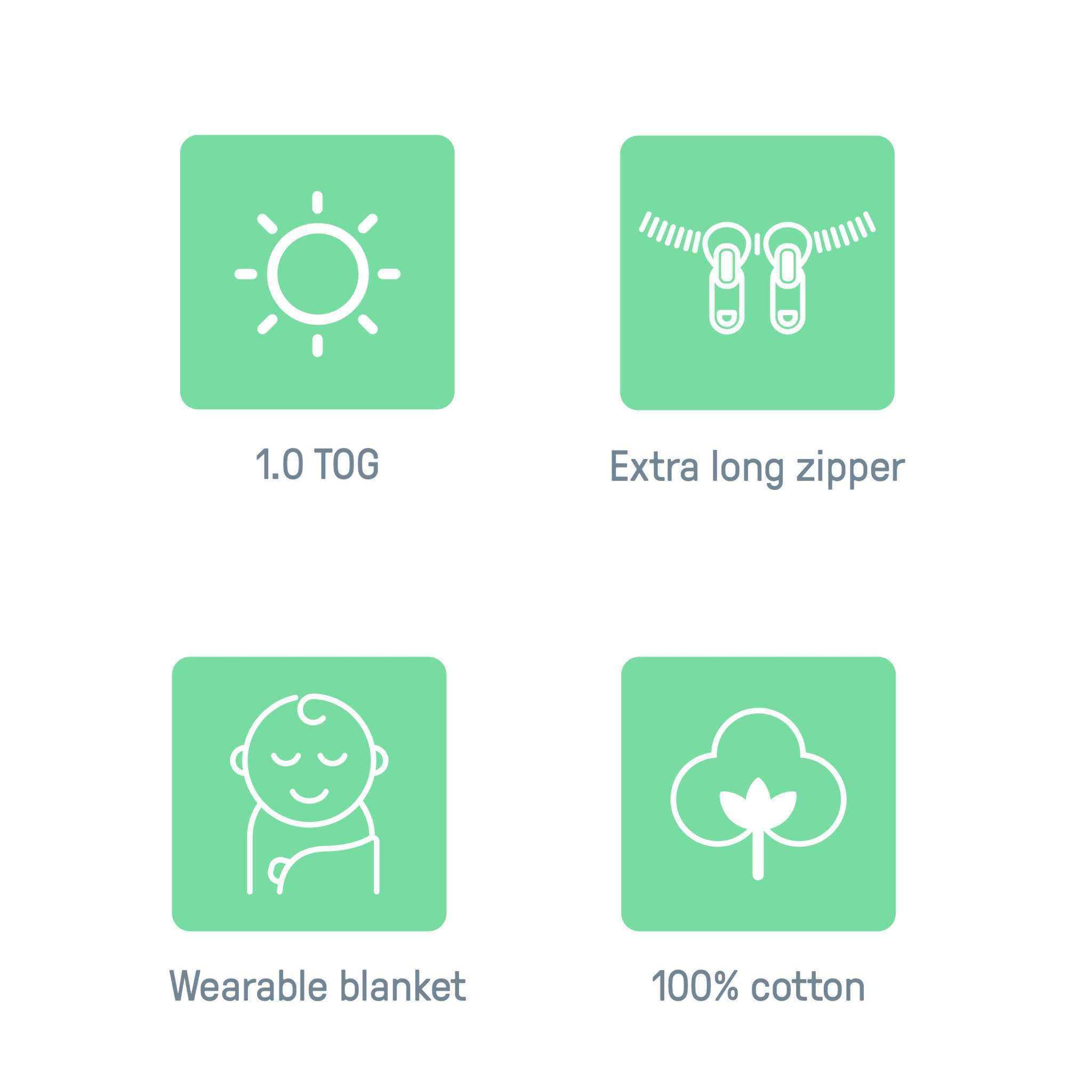 SwaddleMe by Ingenuity Night Sack Sleeper wearable baby blanket