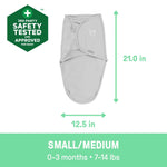 SwaddleMe Original Swaddle 2-pack cotton baby wraps 0-3 months