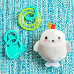 Bright Starts Tummy Time Prop & Play polar bear mat with toys and prop pillow for baby development