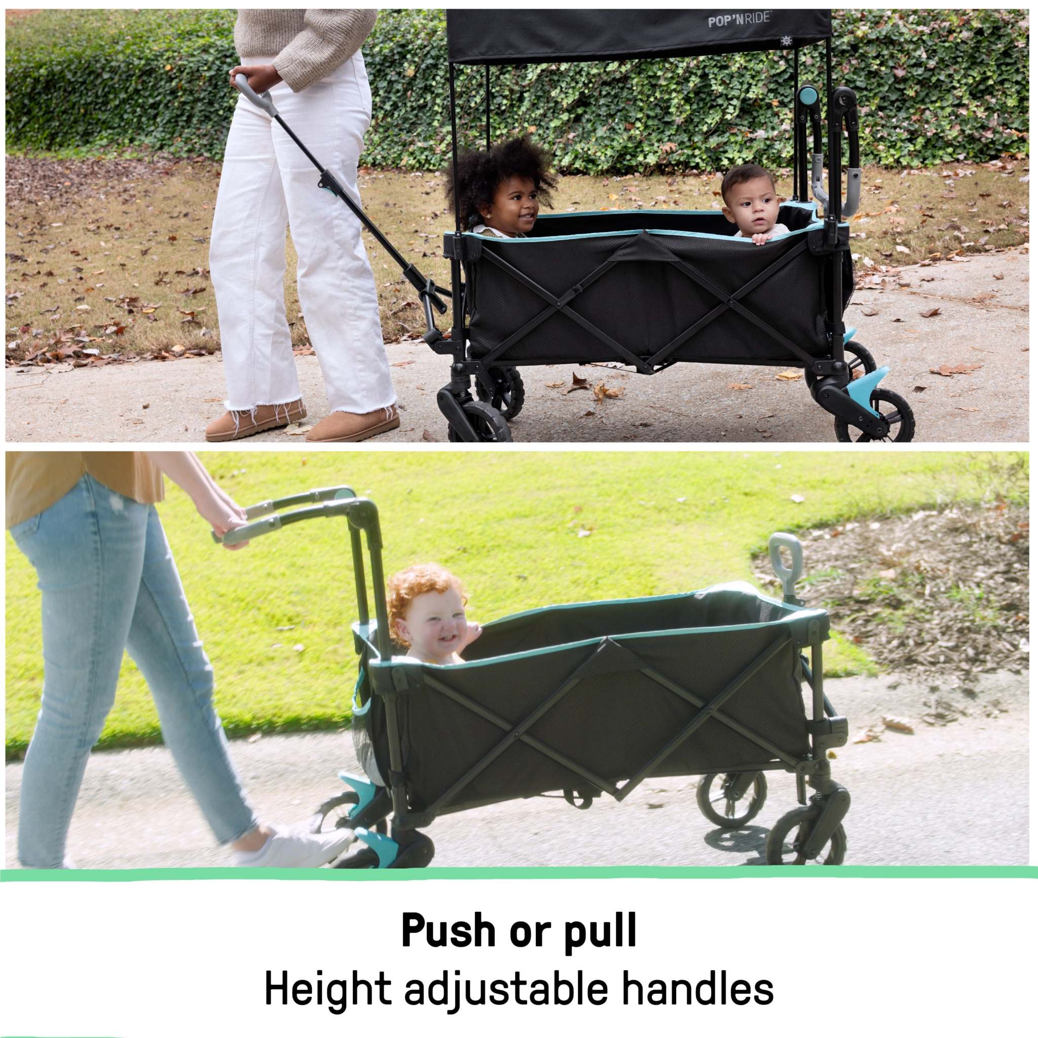 infant stroller wagon Ingenuity Pop N Ride Stroller Wagon