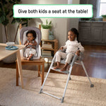 Trio Foldaway 6-in-1 high chair with adjustable footrest and removable tray