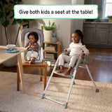 Trio Foldaway 6-in-1 high chair with adjustable footrest and removable tray