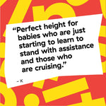 Baby Einstein Discovering Music Activity Table with piano, drum, guitar, French horn, and music book for babies 6-36 months