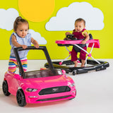 Ford Mustang 4-in-1 Pink Baby Activity Walker with 4 Ways to Play