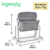 Dream Hero Starlight 3-in-1 co-sleeping bassinet with twinkling canopy and breathable mesh sides