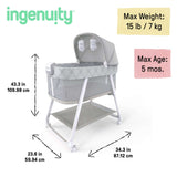 Ingenuity Lullanight Soothing Bassinet - Gem