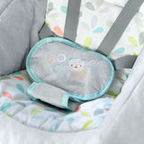 Comfort 2 Go Portable Swing with plush forest toys and soothing melodies for babies on the go