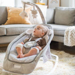 Ingenuity Cuddle Lamb Rocking Seat for newborns to toddlers with plush toys and soothing vibrations