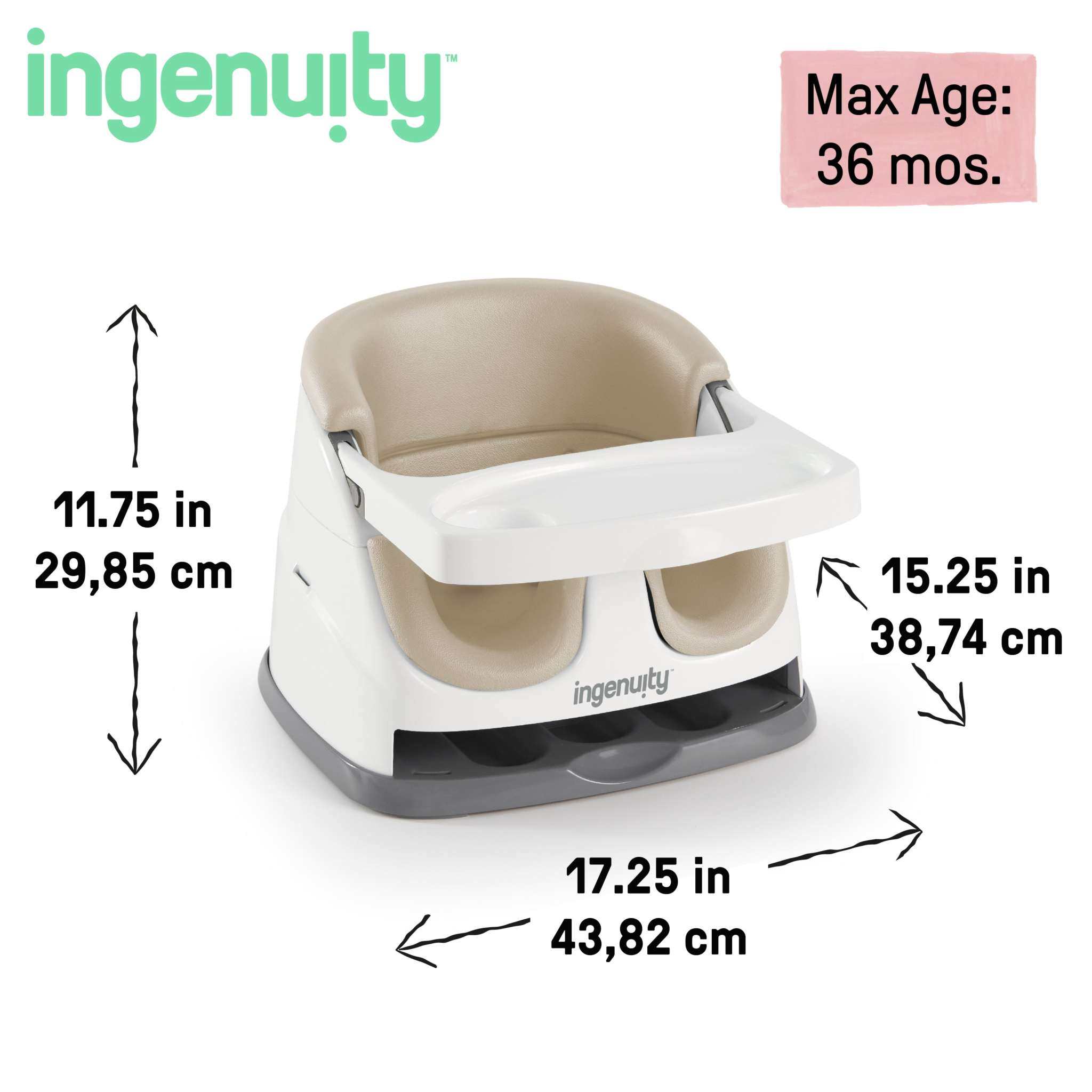 baby base 2-in-1 seat - cashmere