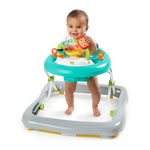 Bright Starts Zig Zag Zebra baby walker with easy fold frame and safety brakes