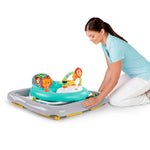 Bright Starts Zig Zag Zebra baby walker with easy fold frame