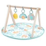 sun valley wooden toy arch & play mat