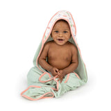 Ingenuity Clean & Cuddly 3-Pack Hooded Bath Towels - Edi & Clean & Cuddly 6-Pack Terry Washcloth Set - Edi