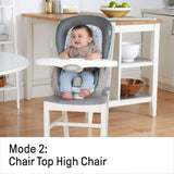 Ingenuity Trio Elite 3-in-1 High Chair - Slate - High Chair, Toddler Chair, and Booster - Braden