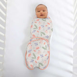 SwaddleMe by Ingenuity Naps & Nights Adjustable Easy-Wrap Baby Swaddle Set - Posy