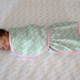 SwaddleMe by Ingenuity Naps & Nights Adjustable Easy-Wrap Baby Swaddle Set - Posy