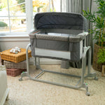 Dream Hero Starlight 3-in-1 co-sleeping bassinet with twinkling canopy and breathable mesh sides