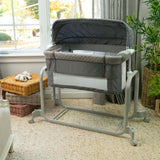 Dream Hero Starlight 3-in-1 co-sleeping bassinet with twinkling canopy and breathable mesh sides