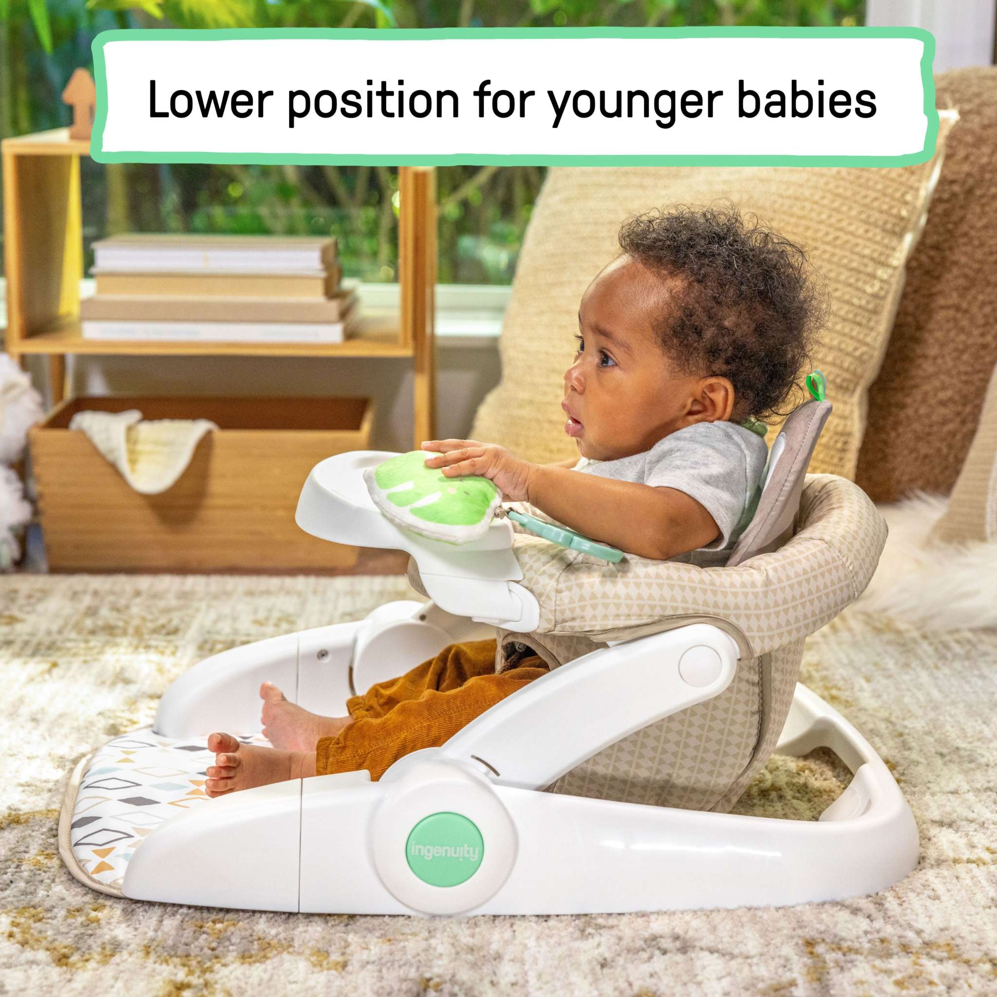 baby in prop spot learn-to-sit - loni